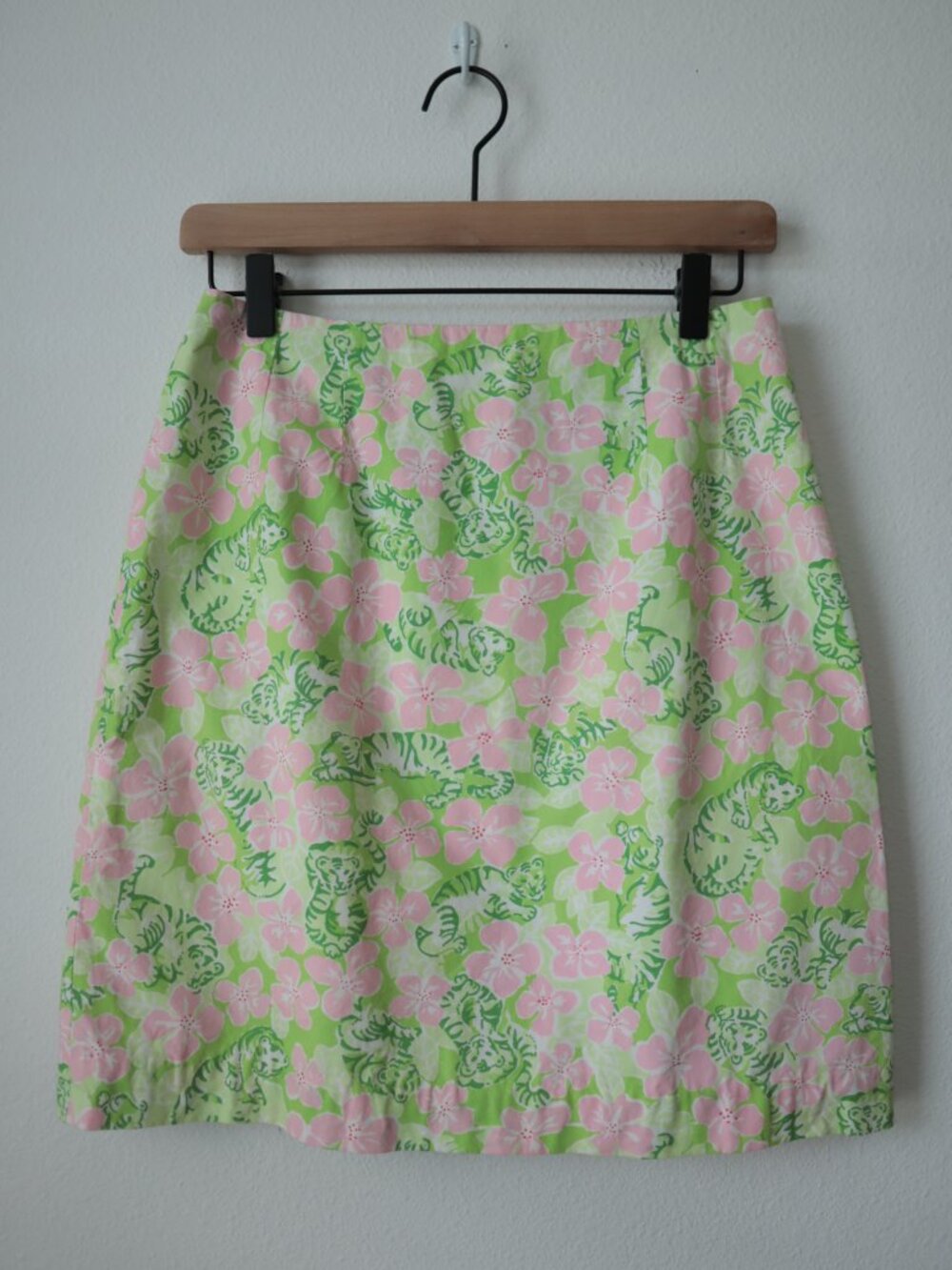 Vintage Lilly Pulitzer Tiger Cloud Print Skirt | 4